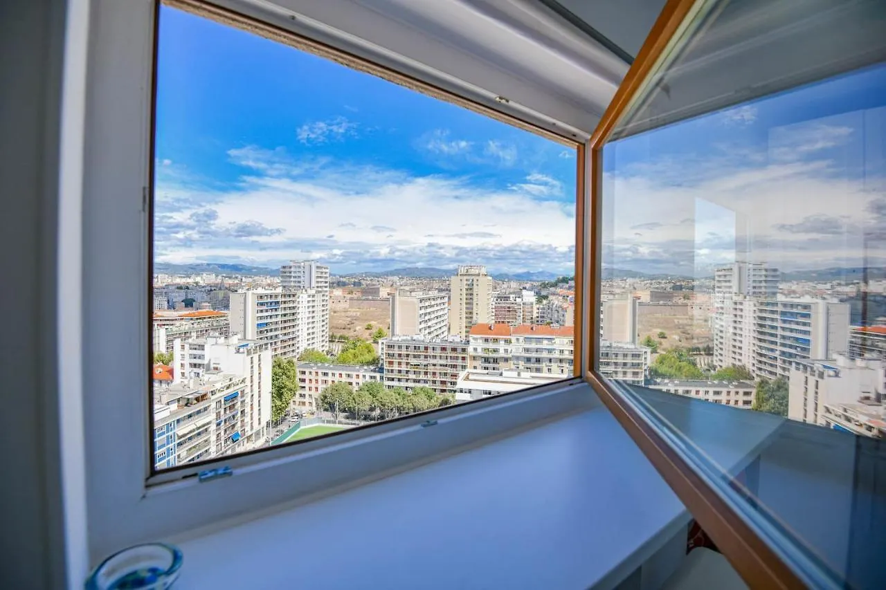 Lejlighed L'Horizon - 3 Ch Climatise Avec Vue Mer Incroyable Marseille