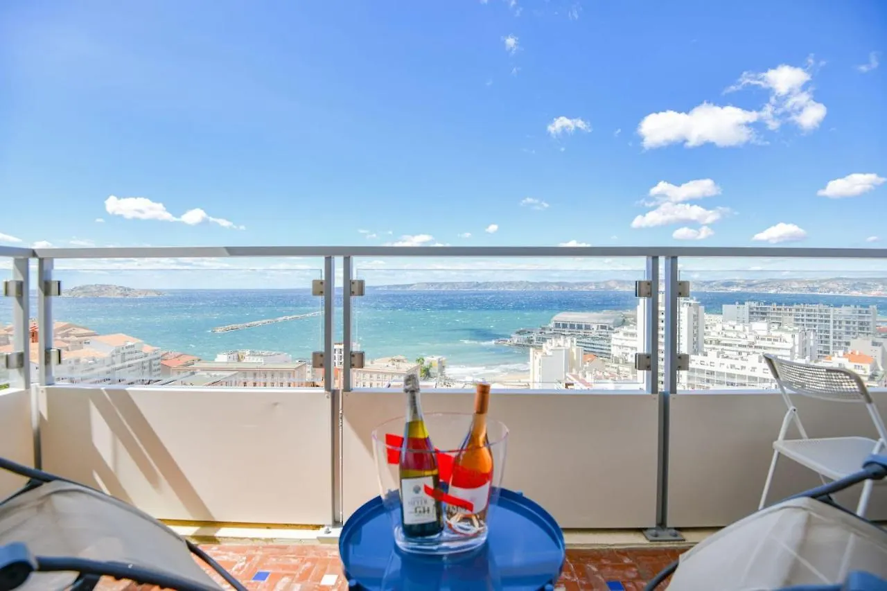 L'Horizon - 3 Ch Climatise Avec Vue Mer Incroyable Marseille Frankrig