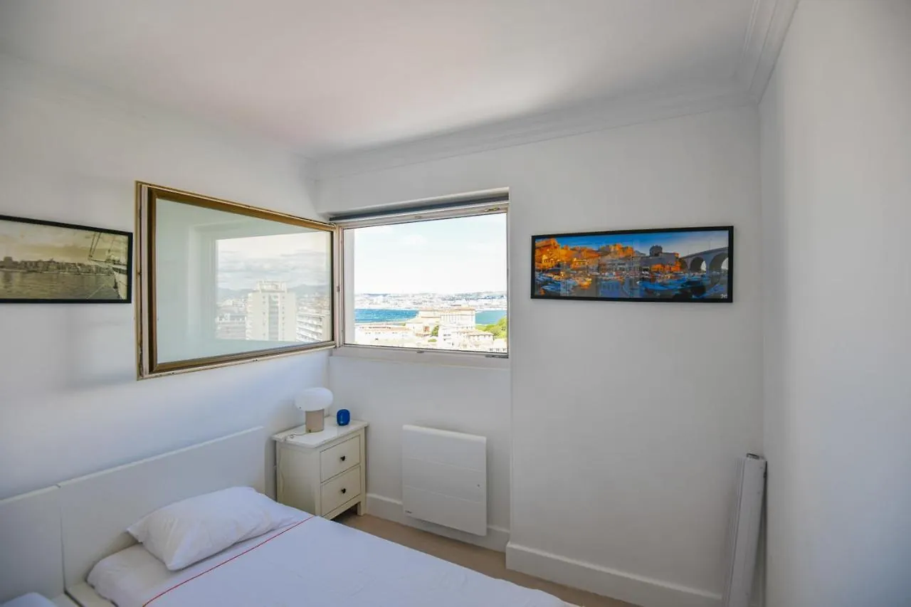 Lejlighed L'Horizon - 3 Ch Climatise Avec Vue Mer Incroyable Marseille